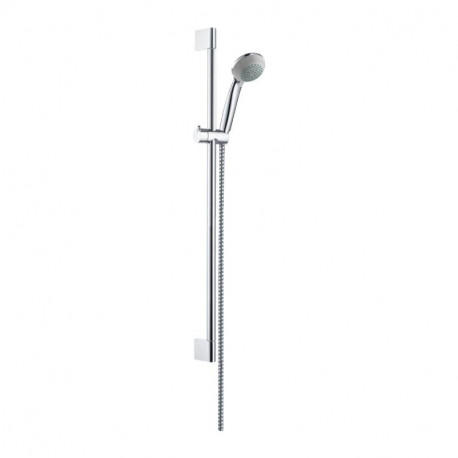 SET DE DOUCHE - BARRE/DOUCHETTE - 2 JETS - FLEXIBLE INOX - 1.60m