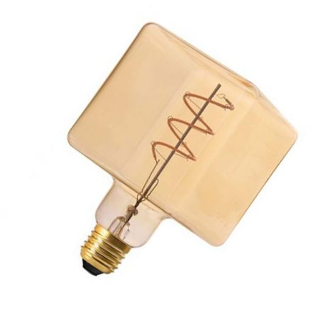 LED DECO AMBRE - E27 - CUBE - 3.5W - 822 - 190LM - Ø95