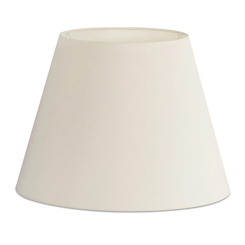                         ABJ CONIQUE ØH220mm ØB130mm H160 TEXTILE BLANC E27