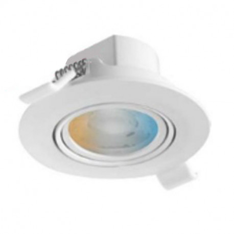 SPOT LED CARAT - 7W - 830/840/860 - 650LM - ROND ORIENTABLE - BLANC - CLII