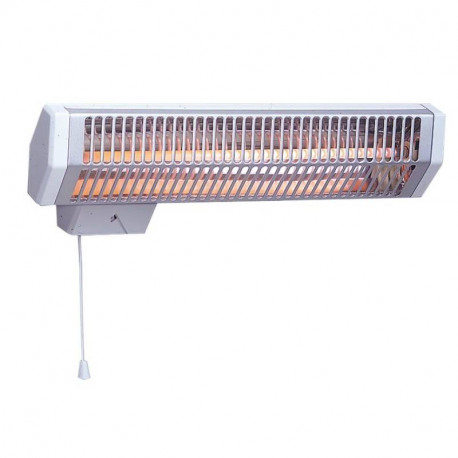 INFRAROUGE - 600W - AVEC MINUTERIE - BLANC