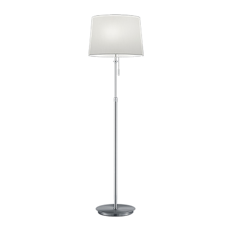                         LAMPADAIRE LYON NICKEL MAT E27 AVEC ABJ BLANC