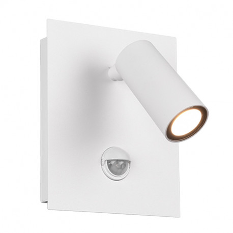 SPOT APPLIQUE LED - 3W - 830 - 420LM - BLANC - IP54 - DETECTEUR