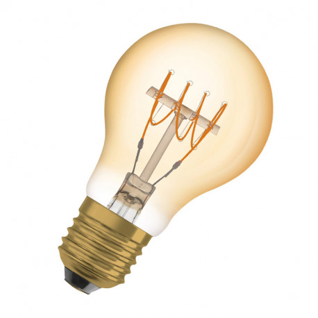 LED FILAMENT STANDARD - E27 - GOLD - VINTAGE - 4,8W - 822 - 400LM - DIMMABLE