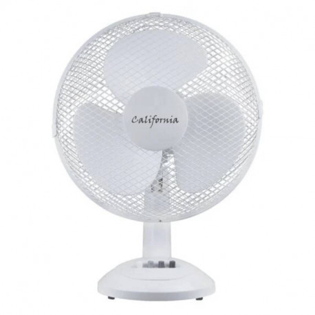 VENTILATEUR - TABLE - Ø30CM - 35W - 3 VITESSES - BLANC