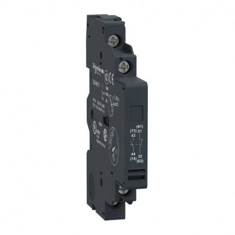 Bloc auxiliaire additif latéral TeSys - 10A - 48-690Vca - 1O+1F