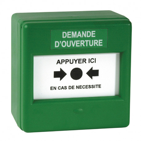DECLENCHEUR MANUEL - A MEMBRANE REARMABLE - VERT