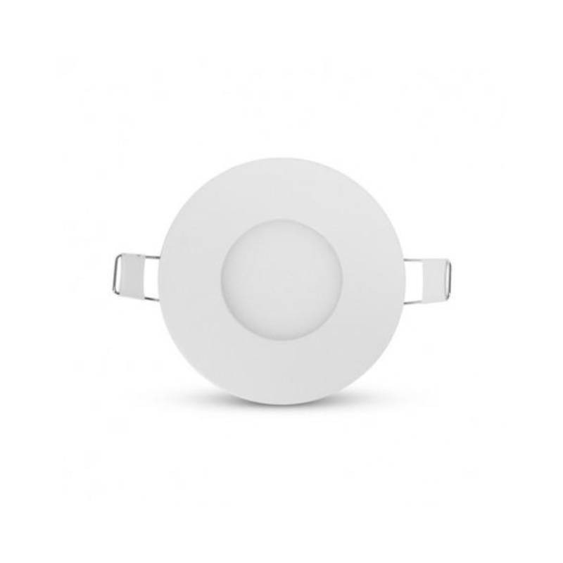                         Spot plafonnier LED encastré plat Miidex - 3W - 4000K - Rond - Blanc - Non dimmable