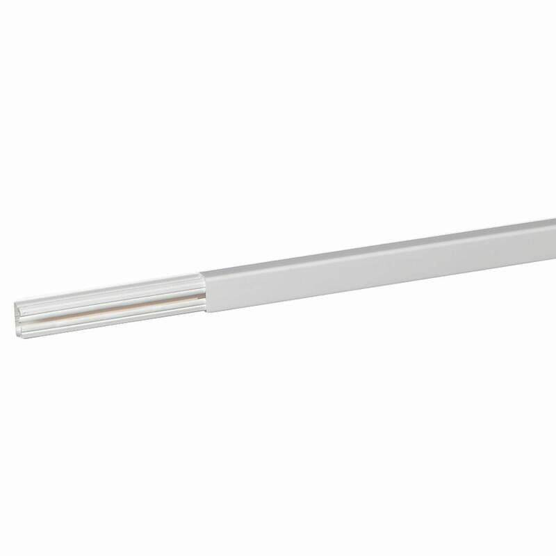                         030008 - Moulure DLPlus - Barre de 2,1m - 20x12,5mm - 1 compartiment - Blanc