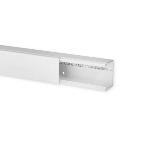 Goulotte de distribution mono-couvercle TA-E - Barre de 2m - 60 x 40mm