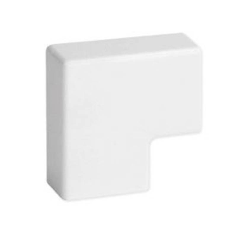                         B00415 - Angle plat APM - Pour goulotte 25x17mm - Blanc