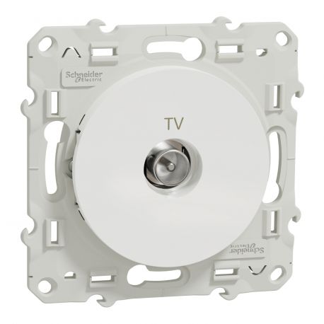 PRISE - TELEVISION - BLANC - ODACE