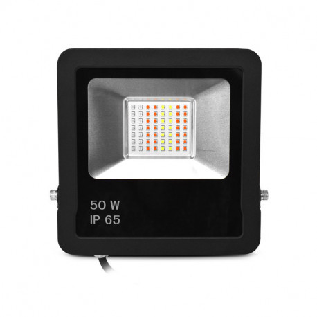 PROJECTEUR EXTÉRIEUR LED NOIR 50W RGB IP65