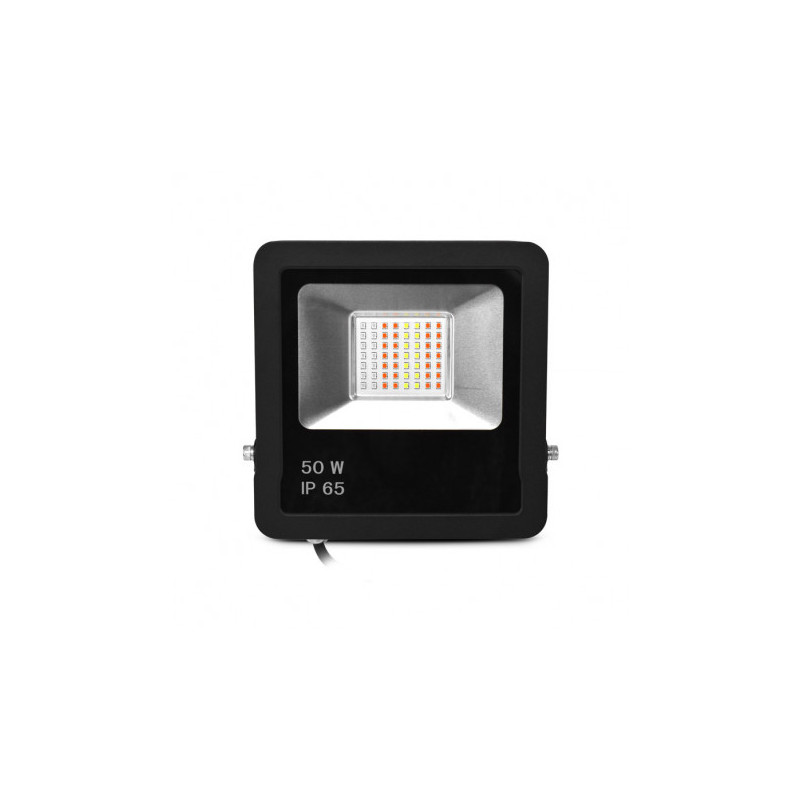                         100186 - Projecteur extérieur LED Archeo Slim II RGB Miidex - 50W - IP65 - Noir - Dimmable