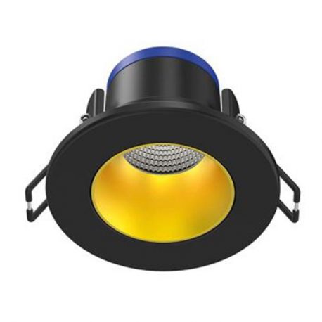 SPOT LED - 7W - 830/840 - 430LM - NOIR/DORE - IP65 - CLII