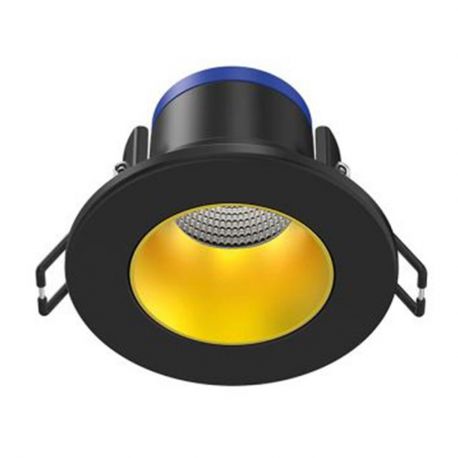 SPOT LED - 7W - 830/840 - 430LM - NOIR/DORE - IP65 - CLIII