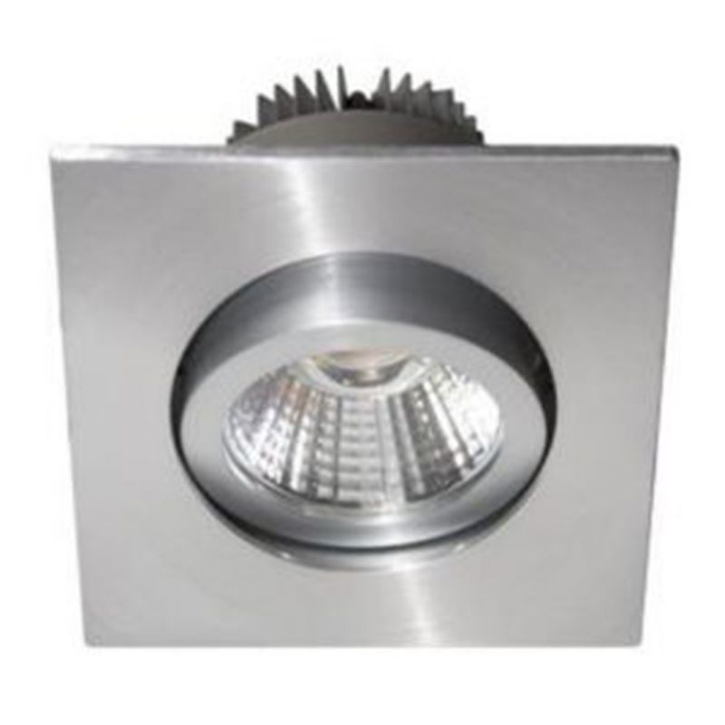                         SPOT LED - 3W - 830 - 300LM - CARRE ORIENTABLE - ALU - IP44 - CLIII