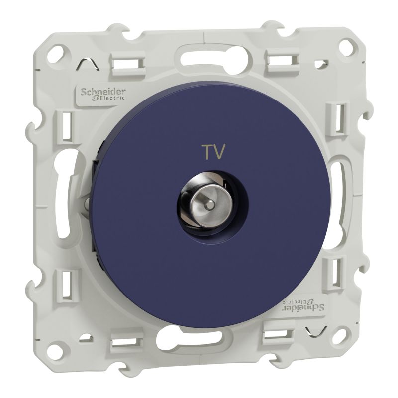                         Prise TV Odace Schneider Electric - Cobalt