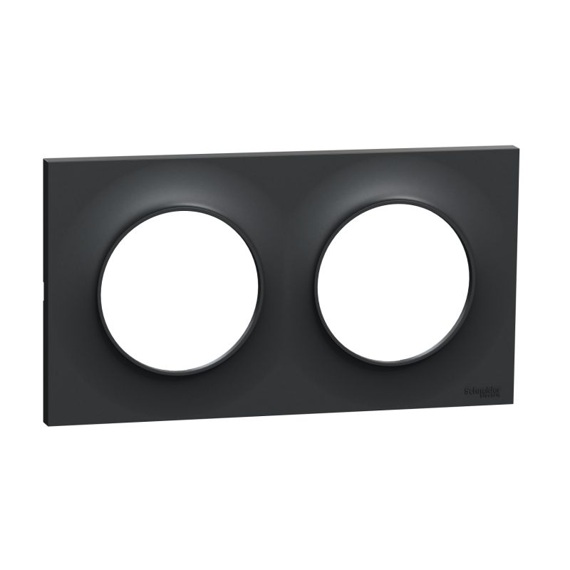                         Plaque Odace Styl - Anthracite - Double