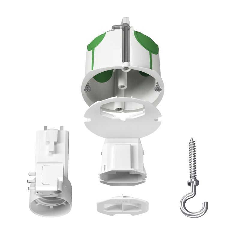                         Boite de centre DCL Multifix Air - Avec couvercle non affleurant - Diam 67mm Prof 50mm