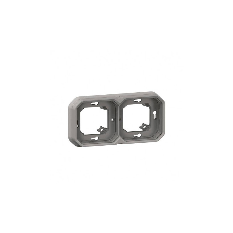                         PLAQUE - ENCASTRE - PLEXO - 2 POSTES - HORIZONTAL/VERTICAL
