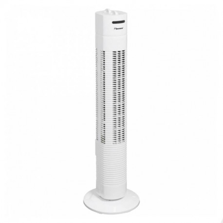 VENTILATEUR - COLONNE - H78cm - 35W - 3 VITESSES - PIVOTANT - BLANC