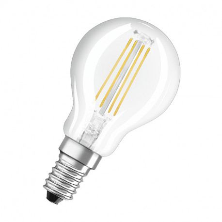 LED FILAMENT SPHERIQUE - E14 - CLAIRE - 4W - 827 - 470LM