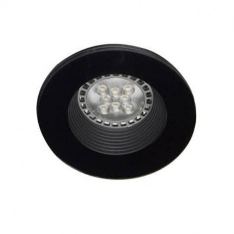 SPOT - GU10 - ROND - NOIR - IP44 - ORIENTABLE - CLII - Ø83