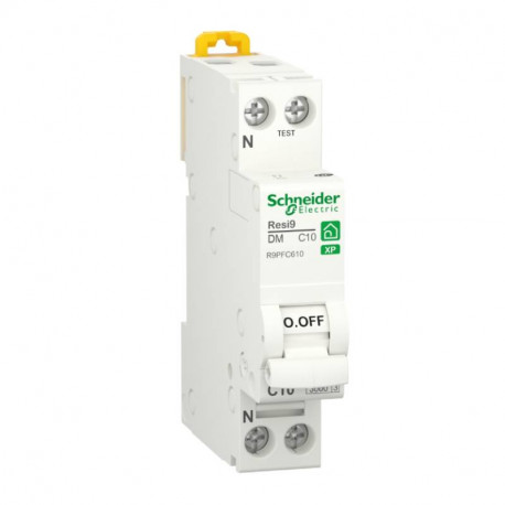 DISJONCTEUR MODULAIRE - RESI9 - 1P+N - 10A