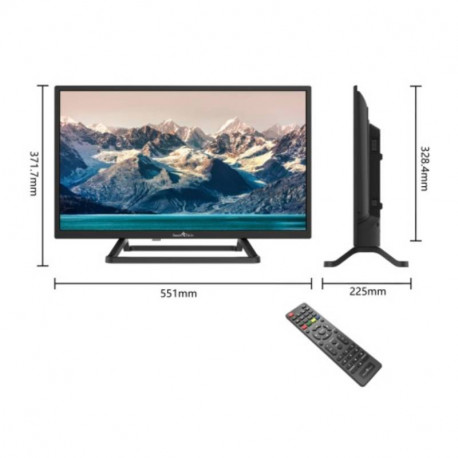 Télévision LED 24 pouces [24HN10T3 - Smart Tech]