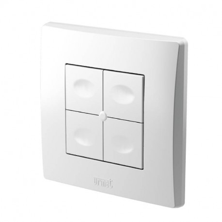 copy of Télécommande murale multifonction TLM2-UP Yokis Urmet - 2 touches - Zigbee 3.0 - Blanc