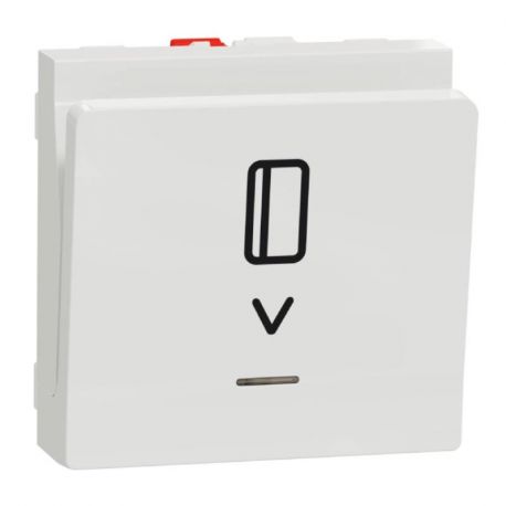Commande à carte Unica - NO/NF - 10A - Blanc