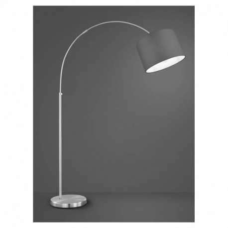LAMPADAIRE - HOTEL - CINTRE - NICKEL MAT - E27 - ABJ GRIS - Ø300