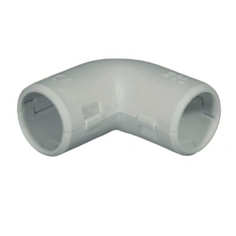                         Coude ou équerres IRL'OC ouvrables pour inspection pour tubes IRL - Ø16 mm - Gris