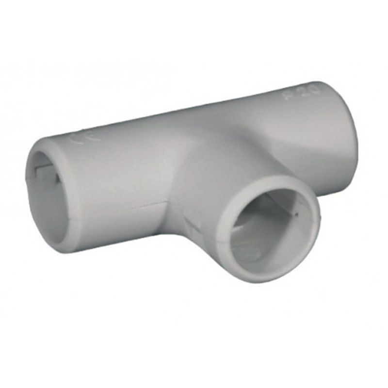                         Té IRL'OC ouvrables pour inspection pour tubes IRL - Ø16 mm - Gris