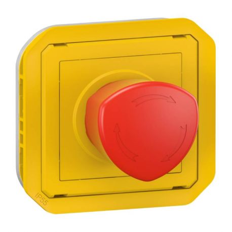 COUP DE POING D'URGENCE JAUNE - DEVERROUILLAGE 1/4 - PLEXO