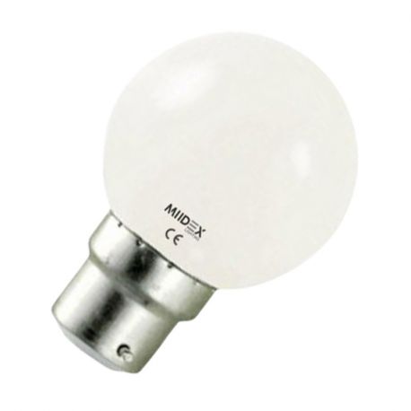 LED SPHERIQUE DECO DEPOLIE - B22 - 1W - 830 - 50LM - Ø45