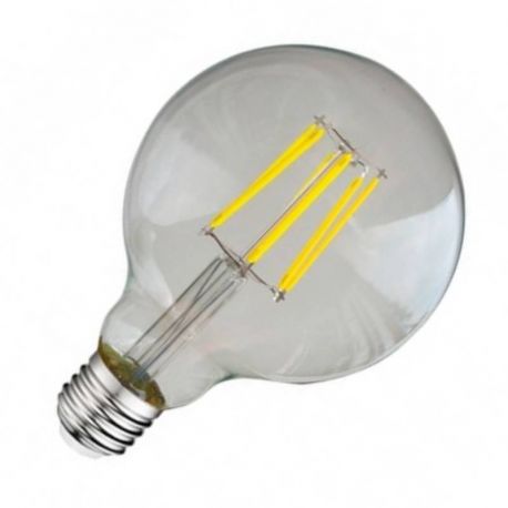 Ampoule LED à filament COB globe - E27 - 8W - 2700K - 880lm - Non dimmable