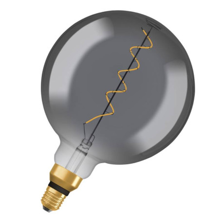 LED FILAMENT SPIRALE GLOBE - E27 - SMOKE - 4W - 818 - 150LM - Ø200