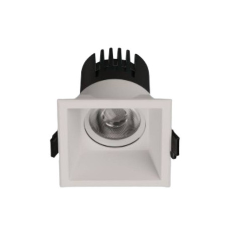 SPOT LED - 5W - 830 - 415LM - CARRE - BLANC - IP44 - CLII - ⧄64