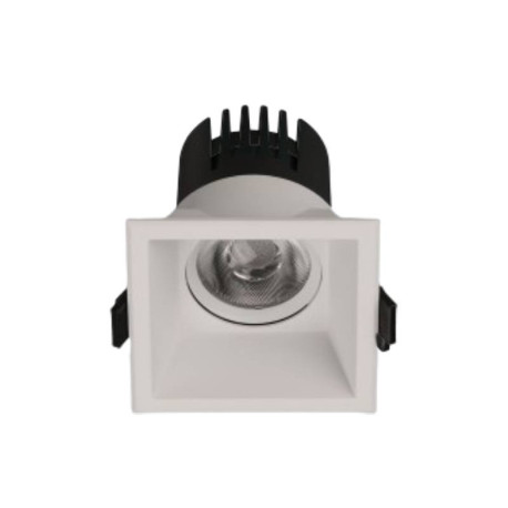 SPOT LED - 12W - 827 - 1160LM - CARRE - BLANC - IP44 - CLII - ?85
