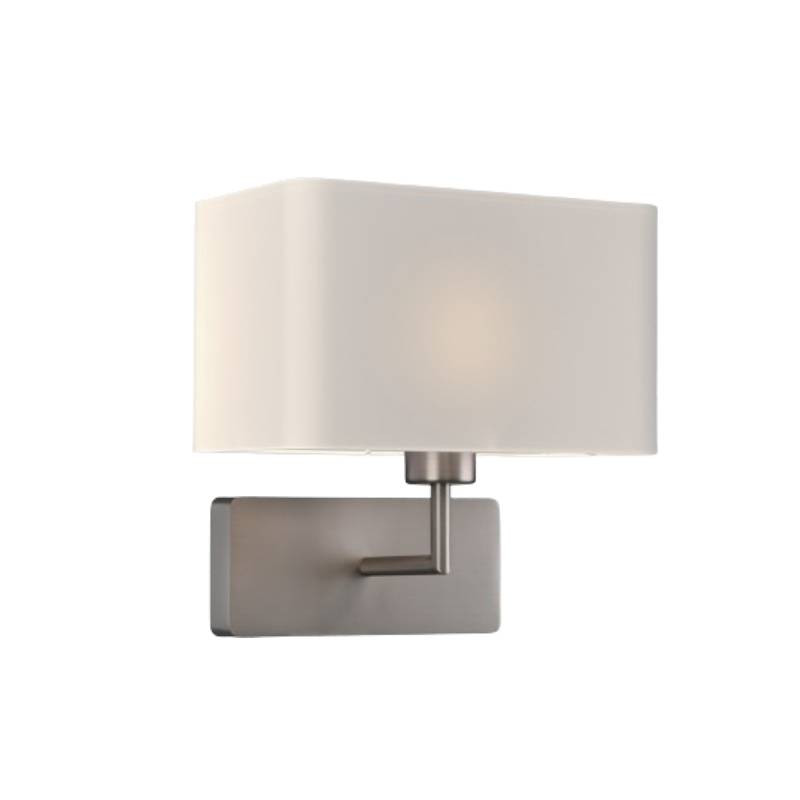                         APPLIQUE - ROMEO - E27 - NICKEL MAT - ABJ BLANC