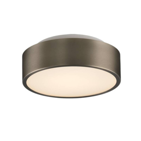 PLAFONNIER - DINS - 10W - 827/830 - 1100LM - NICKEL MAT - IP44 - CLII - Ø160