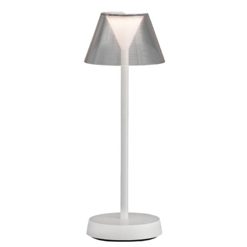                         LAMPE DE TABLE - ASAHI - BATTERIE - 7W - 830 - 380LM - BLANC - IP54