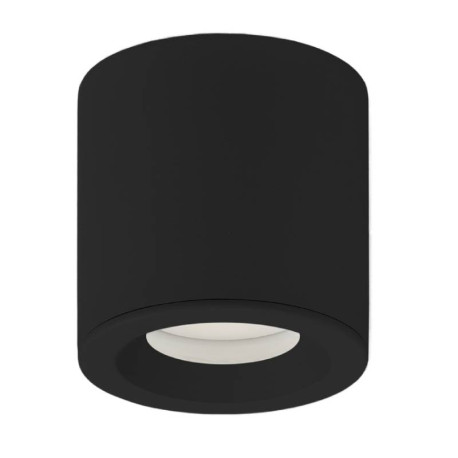 SPOT PLAFOND - VANDUO - ROND - GU10 - NOIR - IP65 - CLII
