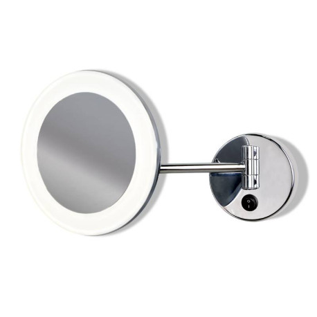 MIROIR GROSSISSANT - ECLAIRANT - 3W - 315LM - ROND - IP44 - CLII