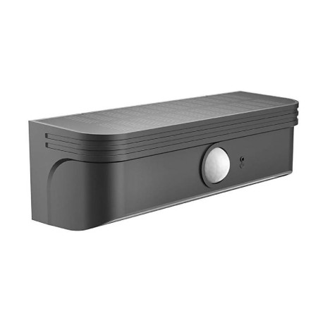 APPLIQUE - CODY - LED - SOLAIRE - 80LM - DETECTEUR - IP44 - ANTHRACITE