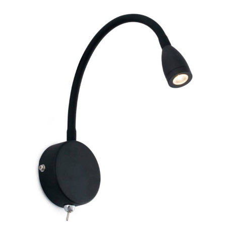 LOKE LED Applique lecteur noir