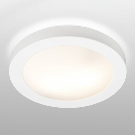 PLAFONNIER - LOGOS 1 - E27 - IP44 - BLANC - CLII - Ø350mm