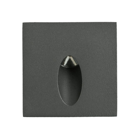 ENCASTRE DE MUR - VIRGO - 3W - 830 - 60LM - NOIR - IP65